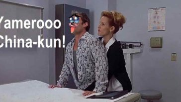 A nurse prostate milking a man