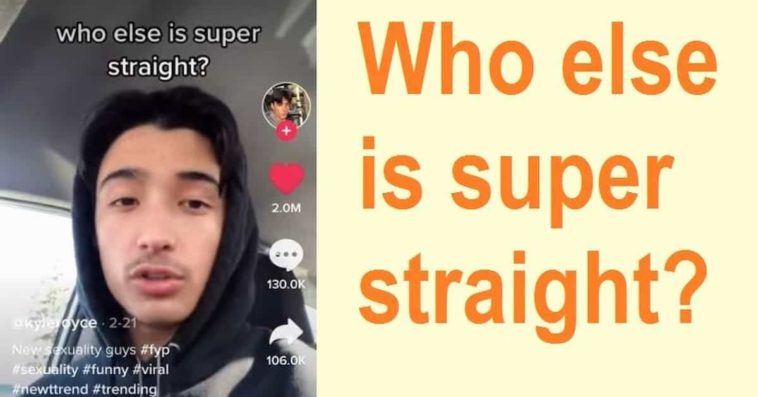 @kyleroyce tiktok user uses super straight term as anti lgbtq+ to defend his straight preferance without being called bigot or transphobic