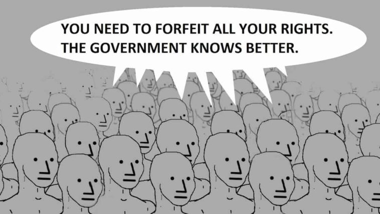 NPC crowd people grey meme