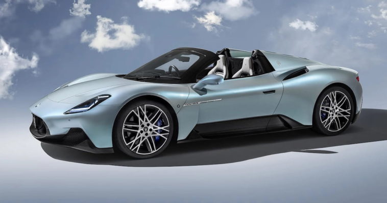 Maserati MC20 Cielo Acquamarina color